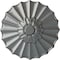 Ekena Millwork Shakuras Ceiling Medallion (Fits Canopies up to 1 3/8"), Hand-Painted Platinum, 9"OD x 1 3/8"P CM09SHPLS - alternate 1